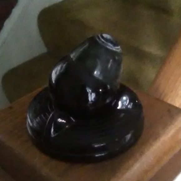 Black Amethyst Inkwell